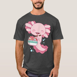 Axolotl Ramen Bowl, Axolotl aß japanisches Ramen T-Shirt