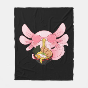Axolotl Ramen Kawaii Japanisch Anime Noodle Gift W Fleecedecke