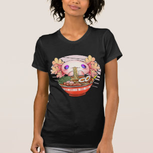 Axolotl Ramen Noodles Japanisch Kawaii Anime Otaku T-Shirt