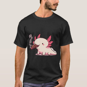 Axolotl raucht Zigarre T-Shirt