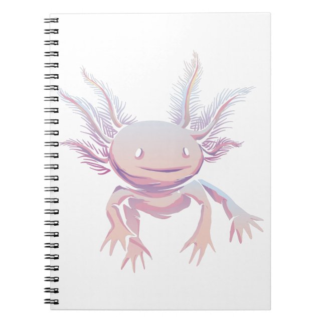 Axolotl Realistic Notizblock (Vorderseite)