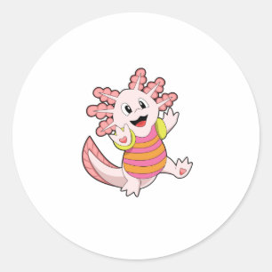 Axolotl Runder Aufkleber