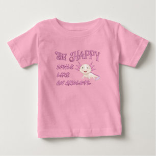 Axolotl - Sei glücklich und lächle Kleinkind T - S Baby T-shirt