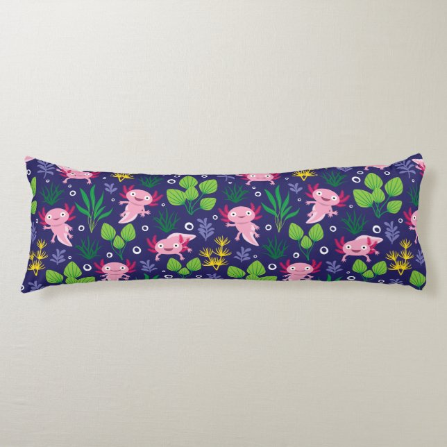 Axolotl Seitenschläferkissen (Vorderseite)