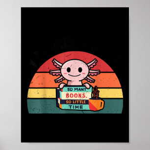 Axolotl-Shirt Lesebuch Kinderkrippe Gi Poster