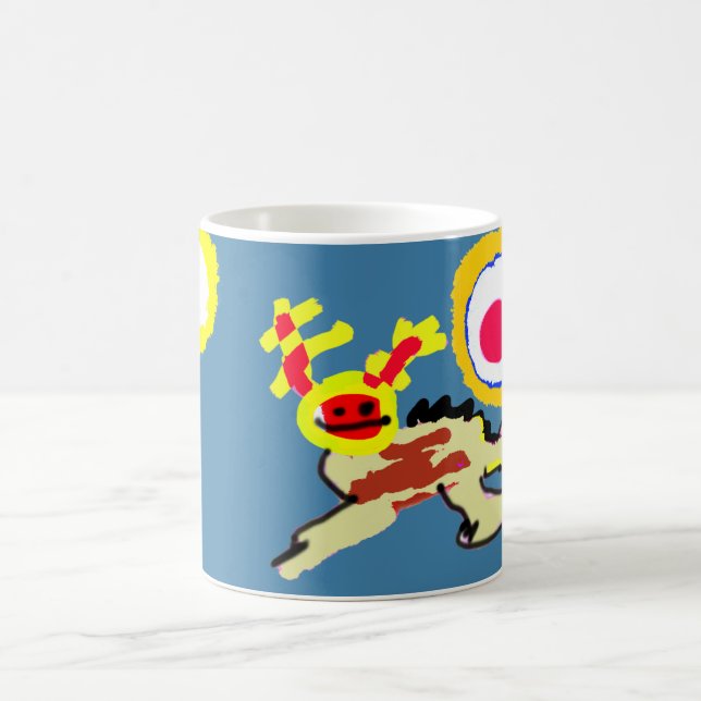 Axolotl-Sommer Kaffeetasse (Mittel)