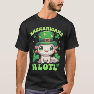 Axolotl St. Patrick's Day Unfug Alotl T-Shirt