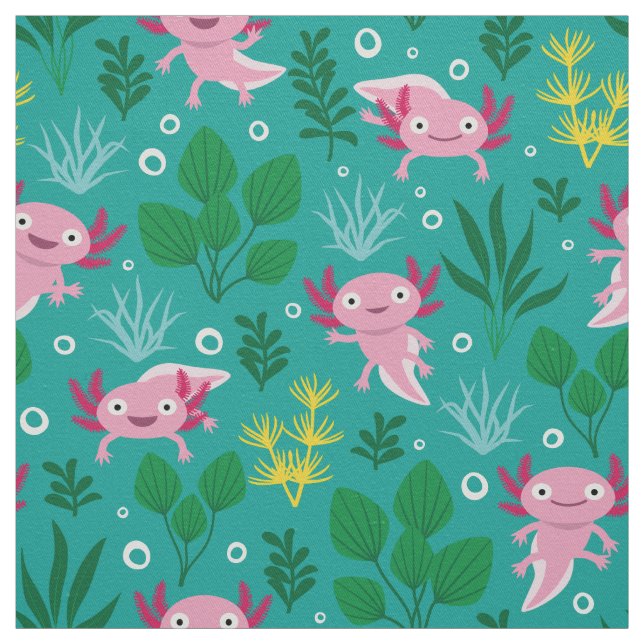 Axolotl Stoff (Muster)