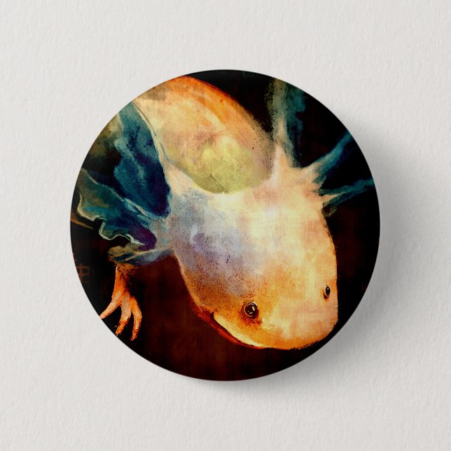 Axolotl Sun Button (Vorderseite)
