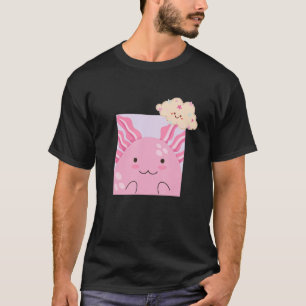 Axolotl Süße Wilde Tiere Kinder Kindergarten T-Shirt