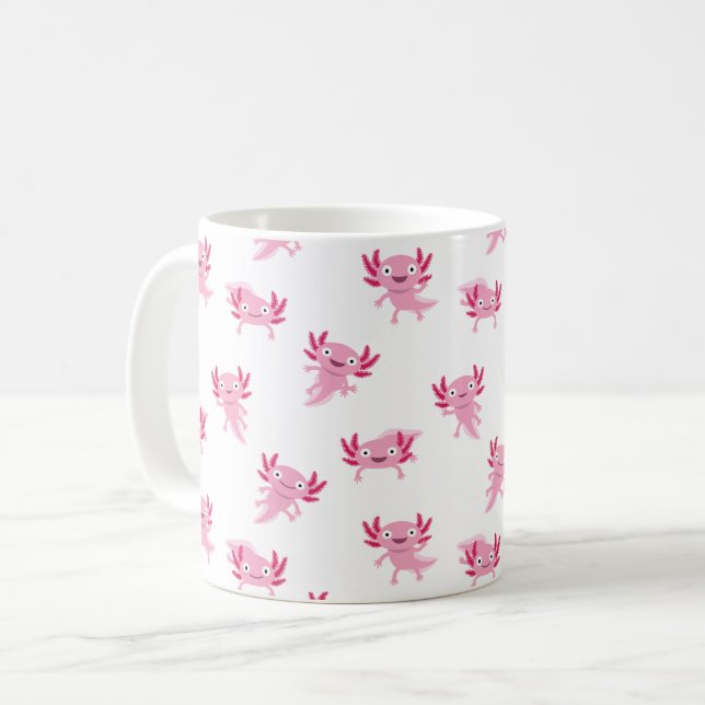 Axolotl-Tasse Kaffeetasse (Vorderseite Links)