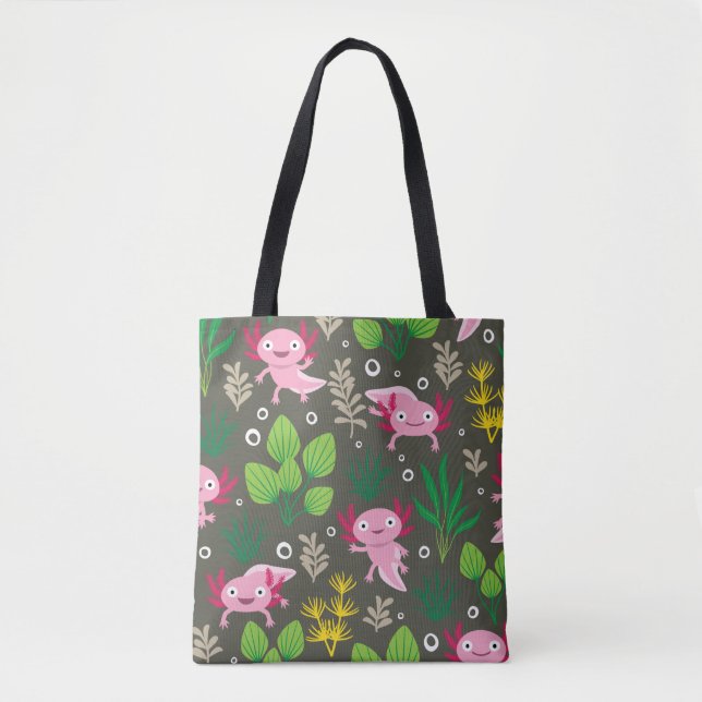 Axolotl Tote Bag (Vorderseite)