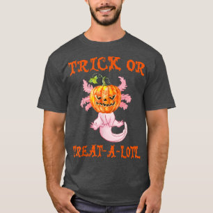Axolotl-Trick oder -Behandlung Axolotl Halloween-K T-Shirt