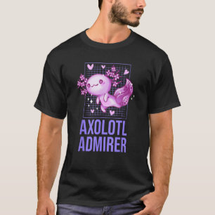 Axolotl-Verehrer Tier Meme Salamander Tier Wortspi T-Shirt