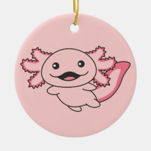 Axolotl Verschiedene Axolotls-Niedliche Tiere C Keramik Ornament