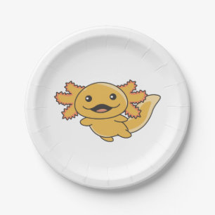 Axolotl Verschiedene Axolotls Sweet Axolotl Pappteller
