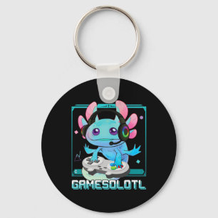 Axolotl Video Gamer Kawaii Pastel Goth Niedlich An Schlüsselanhänger