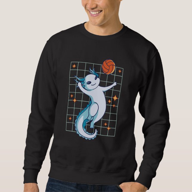 Axolotl Volleyball Sweatshirt (Vorderseite)
