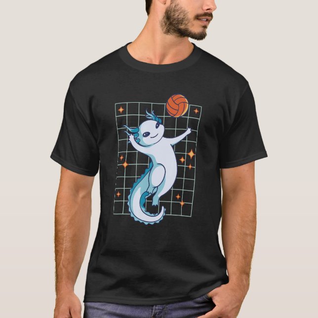 Axolotl Volleyball T-Shirt (Vorderseite)