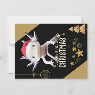 Axolotl Weihnachten Postkarte