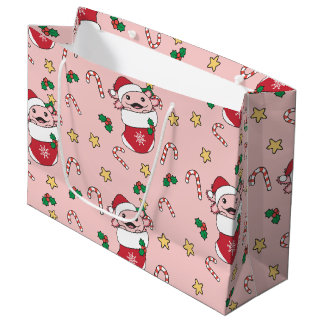 Axolotl Weihnachtsschnee Wintertiere Axolotls Große Geschenktüte