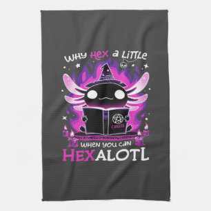 Axolotl Witching Hour - Salamandre Geschirrtuch