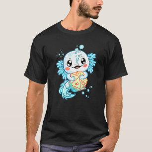 Axolotl Würfel für Drachen D20 RPG Gamer Men Women T-Shirt