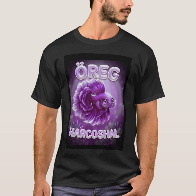 Axolotl x3 T-Shirt (Vorderseite)