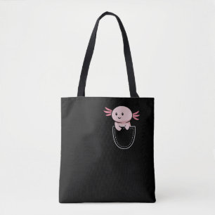 Axolotls Axolotl in einer Tasche Kawaii