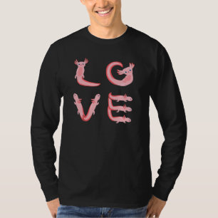 Axolotls Liebe Axolotl Kinder Jungen Mädchen Niedl T-Shirt