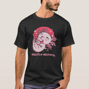Axolotly Jugendliches Tier Wortspiel Axolotl Tier T-Shirt