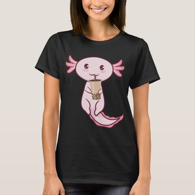Axolots Lover Pet Animal Axolotl Bubble Tee Kawaii (Vorderseite)