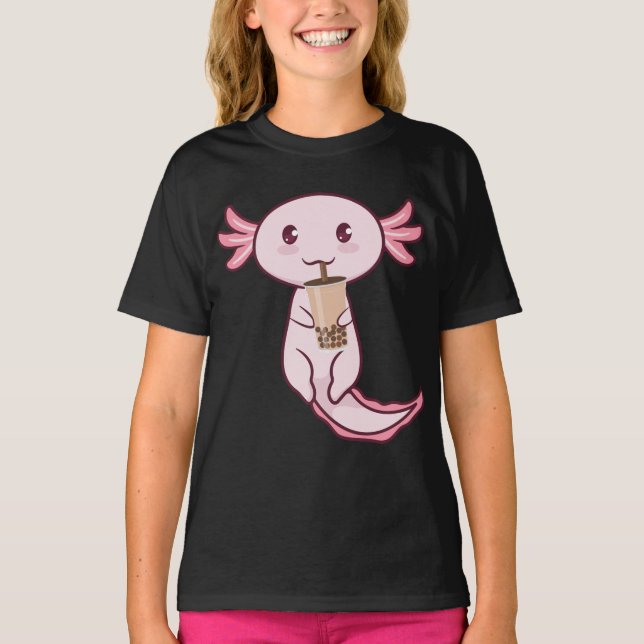 Axolots Lover Pet Animal Axolotl Bubble Tee Kawaii (Vorderseite)
