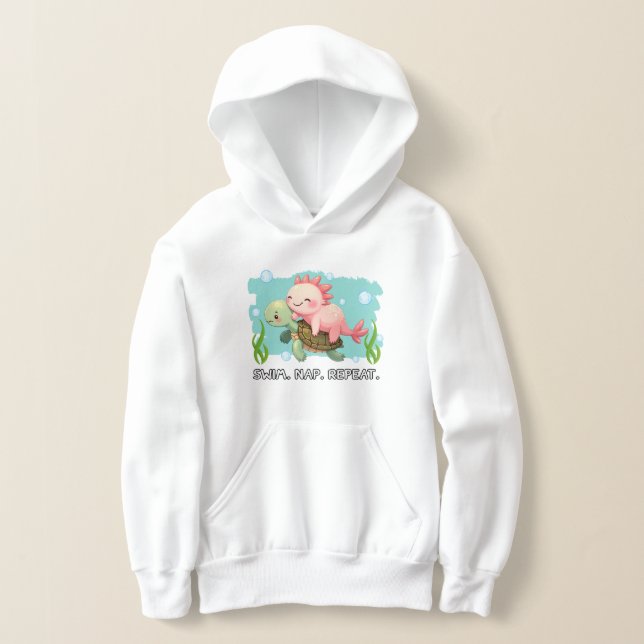 Axolotschildkröte Hoodie (Ablage )