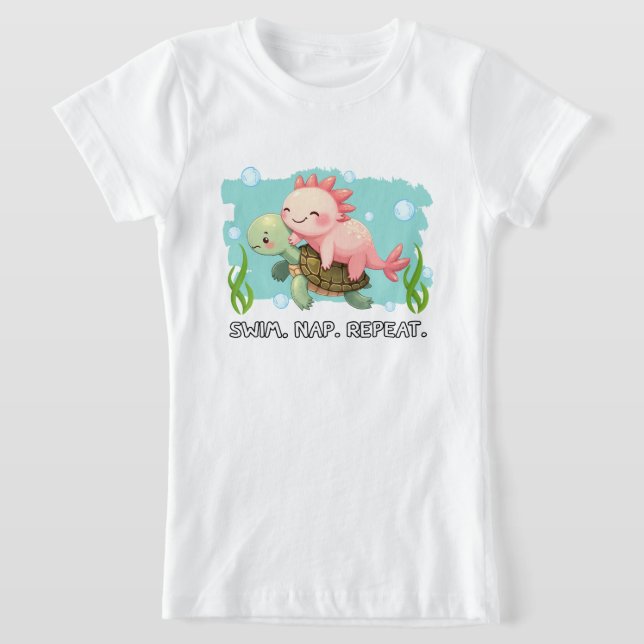 Axolotschildkröte T-Shirt (Ablage )