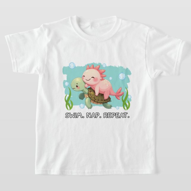 Axolotschildkröte T-Shirt (Ablage )