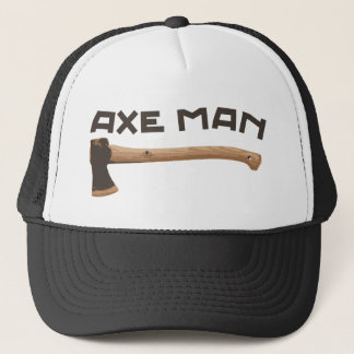 Axt-Mann, draußen Woodsman Truckerkappe