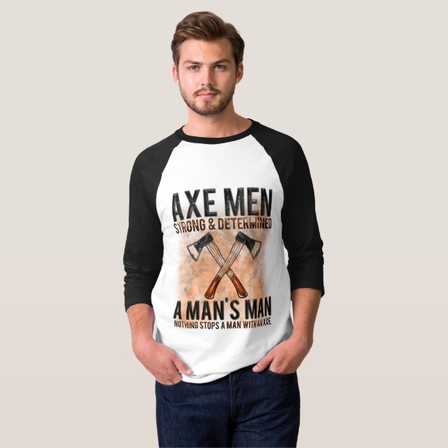 Axt-Männer T-Shirt (Vorne ganz)