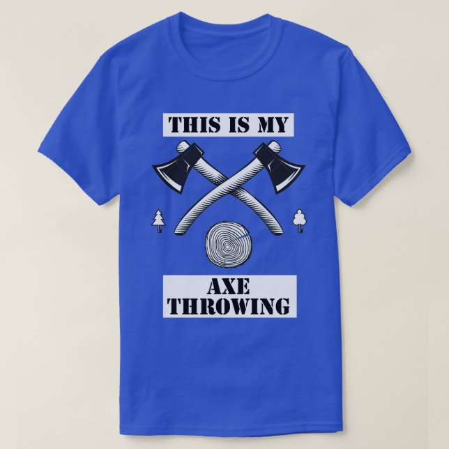 Axt werfen 128 T-Shirt (Design vorne)