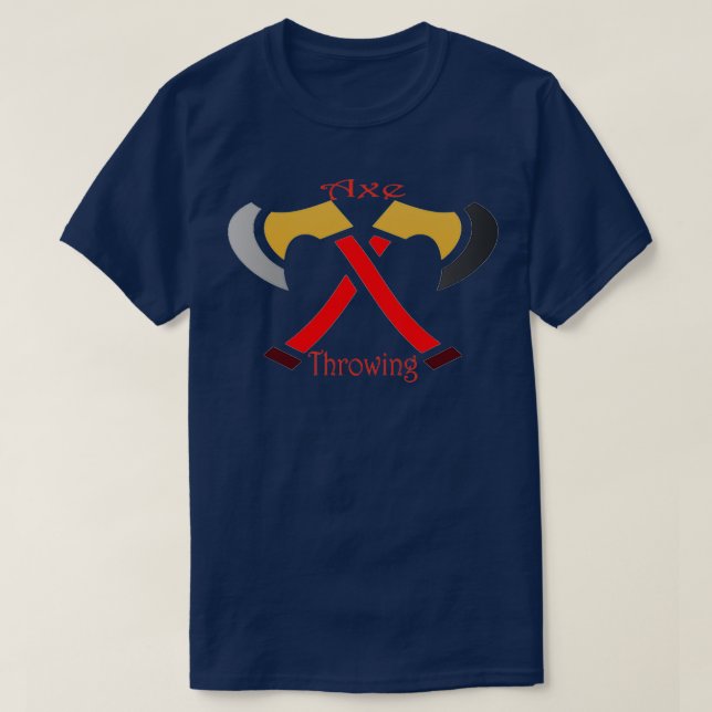 Axt werfen 30 T-Shirt (Design vorne)
