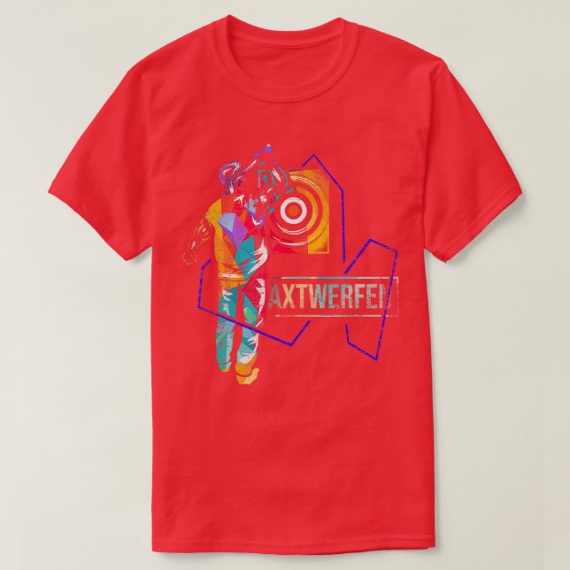 Axtwerfen 5 T-Shirt (Design vorne)