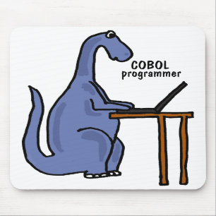 AY-, COBOL-Programmierer-Dinosaurier Mousepad