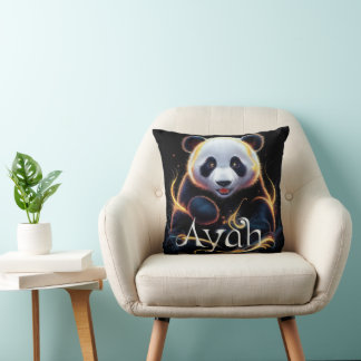 "Ayah the Panda - Niedlich Panda Design Pillow" Kissen