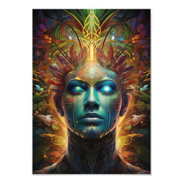 Ayahuasca-Erleuchtung Fotodruck (Vorne)