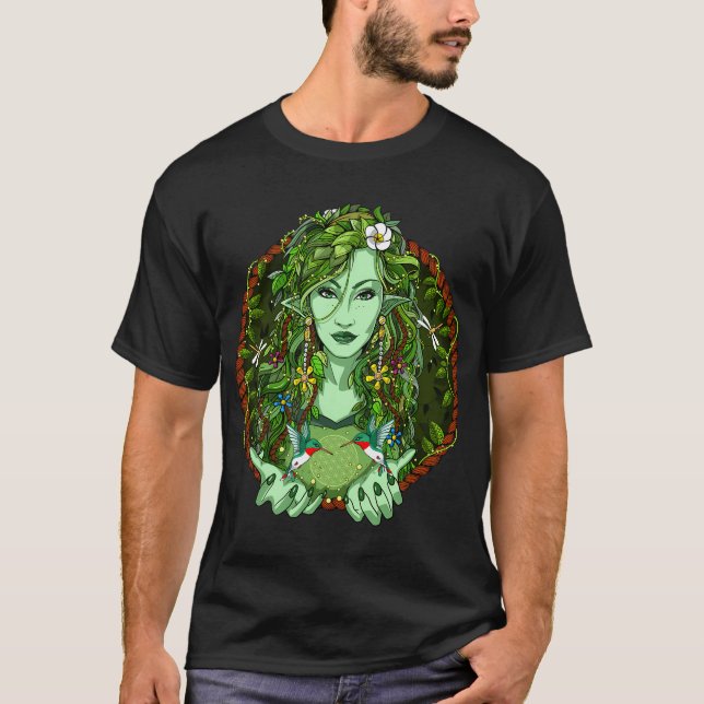 Ayahuasca-Waldgeist T-Shirt (Vorderseite)