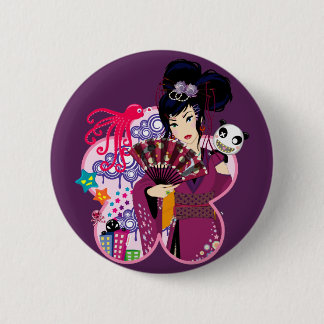 Ayaka in Harajuku Stadt Button