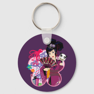 Ayaka in Harajuku Stadt Schlüsselanhänger