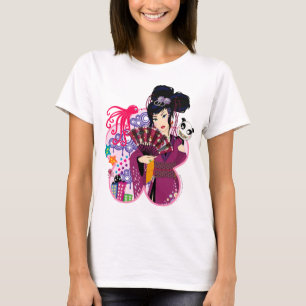 Ayaka in Harajuku Stadt T-Shirt