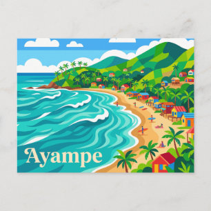 Ayampe, Manabí, Ecuador Postkarte