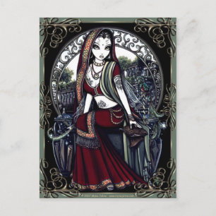 "Ayanna" Secret Fairy Garden Postkarte